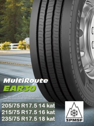 215/75 R17.5 16kat 135/133L EAR30 düz 4-Mevsim Evergreen Vietnam 21575175